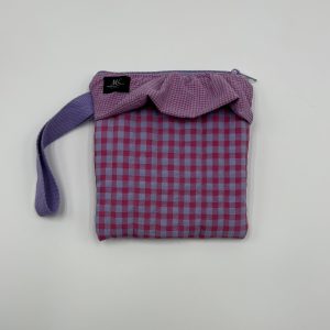 NECESER VICHY MORADO Y ROSA ACOLCHADO