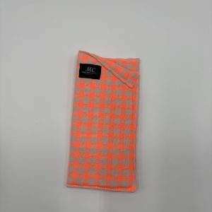 DA DE GAFAS VICHY NARANJA Y BEIGE