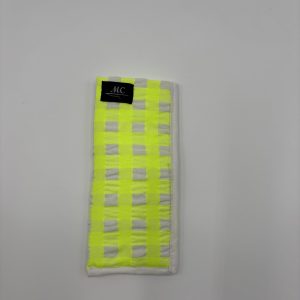 FUNDA DE GAFAS VICHY AMARILLO Y BLANCO