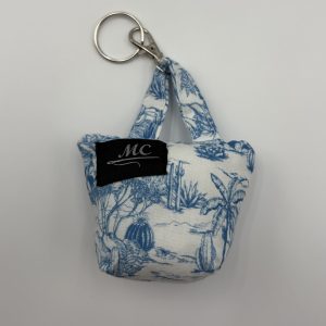 LLAVERO BOLSO AZUL ROMANTICO