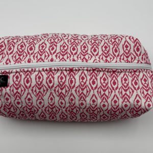 MAXI NECESER GUATEADO CON CENEFA ROSA
